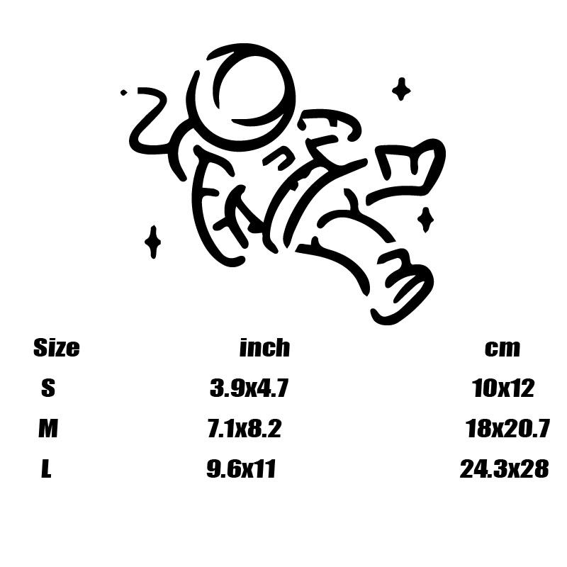 THE  falling Cute little spaceman stickers .Add a Touch of Space Magic to Your Car with Stylish Car Accessories.