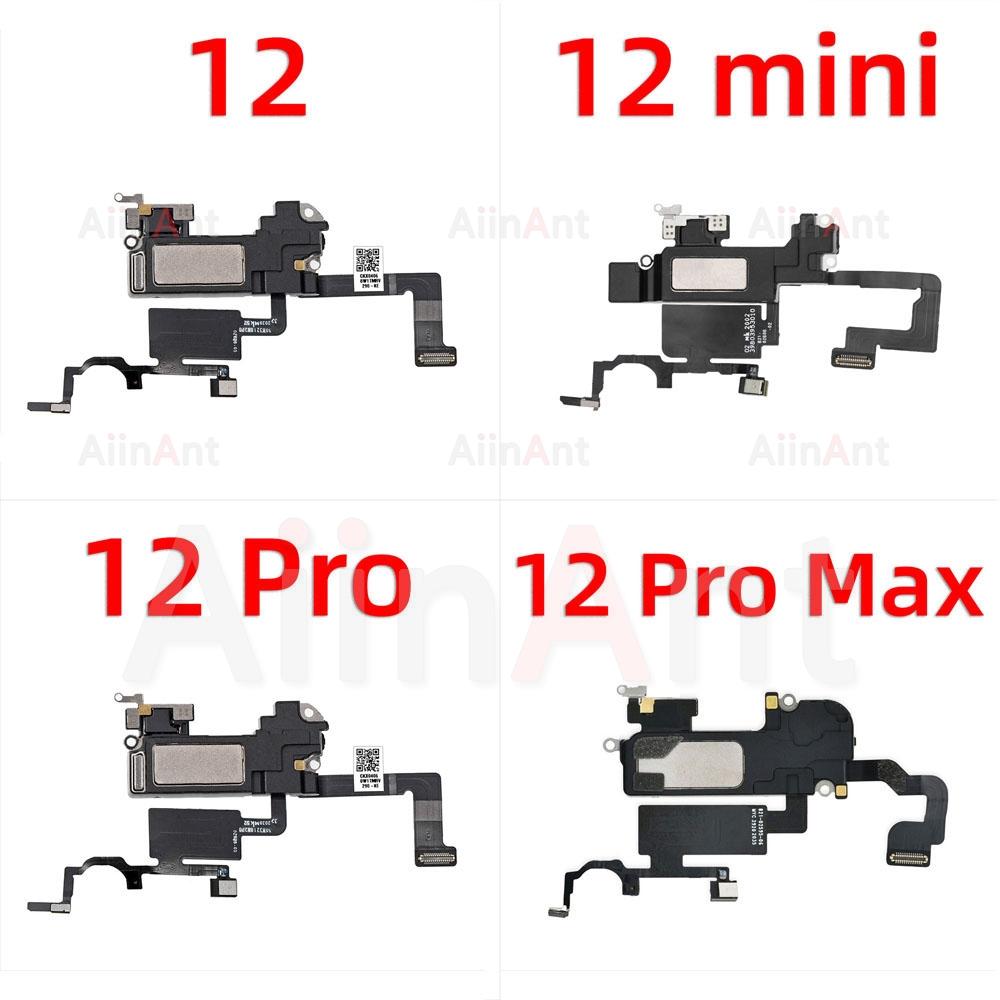 AiinAnt Phone Top Proximity Sensor Sound Ear Earpiece Speaker Flex Cable For iPhone 11 12 Pro X Xr Xs Max Sapre Phone Parts