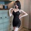Premium Temperament Solid Color Suspender Dress Women's Summer New Slim and Thin Sexy Hot Girl Hip Skirt