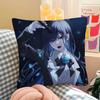 AAdoS Anime Cute Pillow Case Fashion Square Pillowcase Bedroom Sofa Room Ins Decoration Leisure Cushion Cover