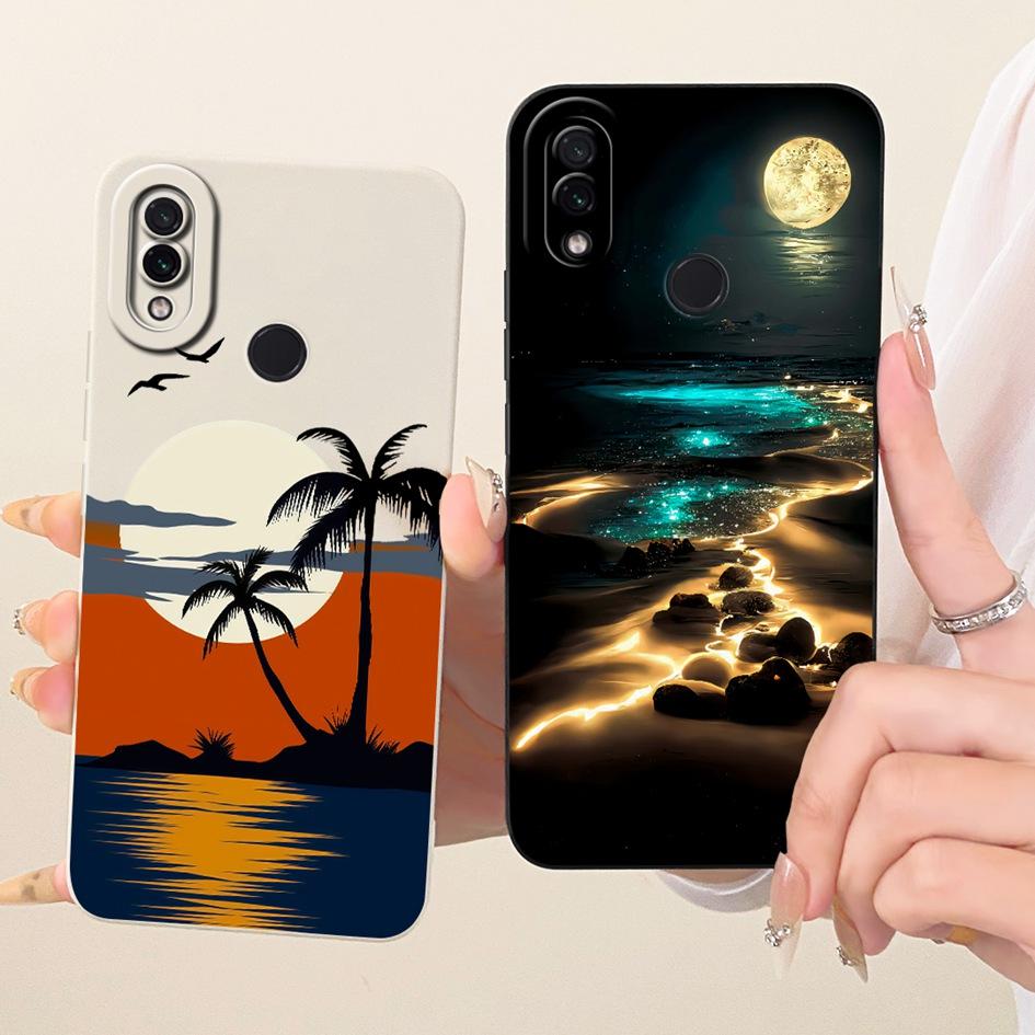 Case For Xiaomi Redmi Note 7 Pro Cover Lovely Cat Rabbit Cartoon Soft Candy Silicone Protective Shell For Redmi Note 7 7S Fundas