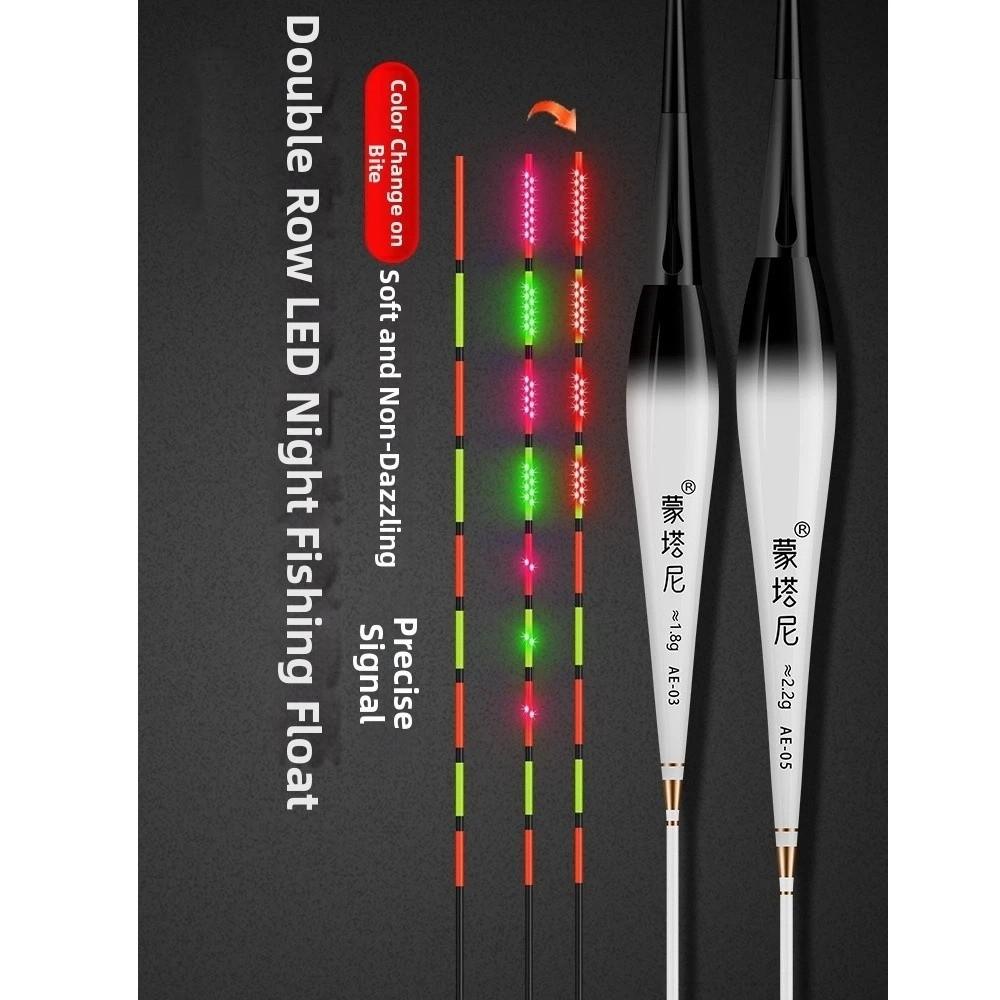 Schwerkraftsensor Angelblei Schwimmer 2 Lichter OLED Elektrischer Angelblei Outdoor Angeln