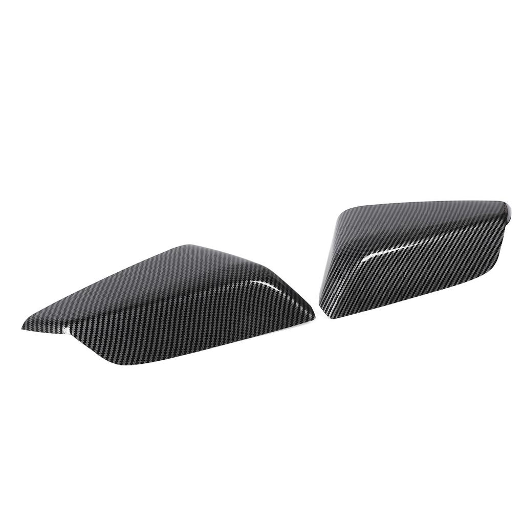 2PCS Door Mirror Cap Carbon Fiber Style Strong Protection Weatherproof Wing Mirror Cover Trim for Malibu 2016 To 2020
