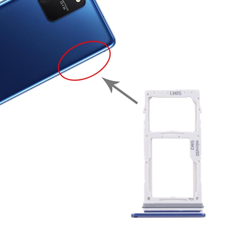 

Для Samsung Galaxy S10 Lite SM-G770 Лоток для SIM-картки + Лоток для SIM-картки / Лоток для картки Micro SD синій