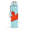 1PC Maple Leaf 750ml Color Plastic Sports Water Bottle Leakproof Flip Straw Lid Suitable for Sports Office Home Use