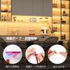Wobane COB LED Strip Warm High Indirect Remote Memory 320 8mm High Color Rendering Index DIY Lighting for Indoor for and Under PSE Power Adapter