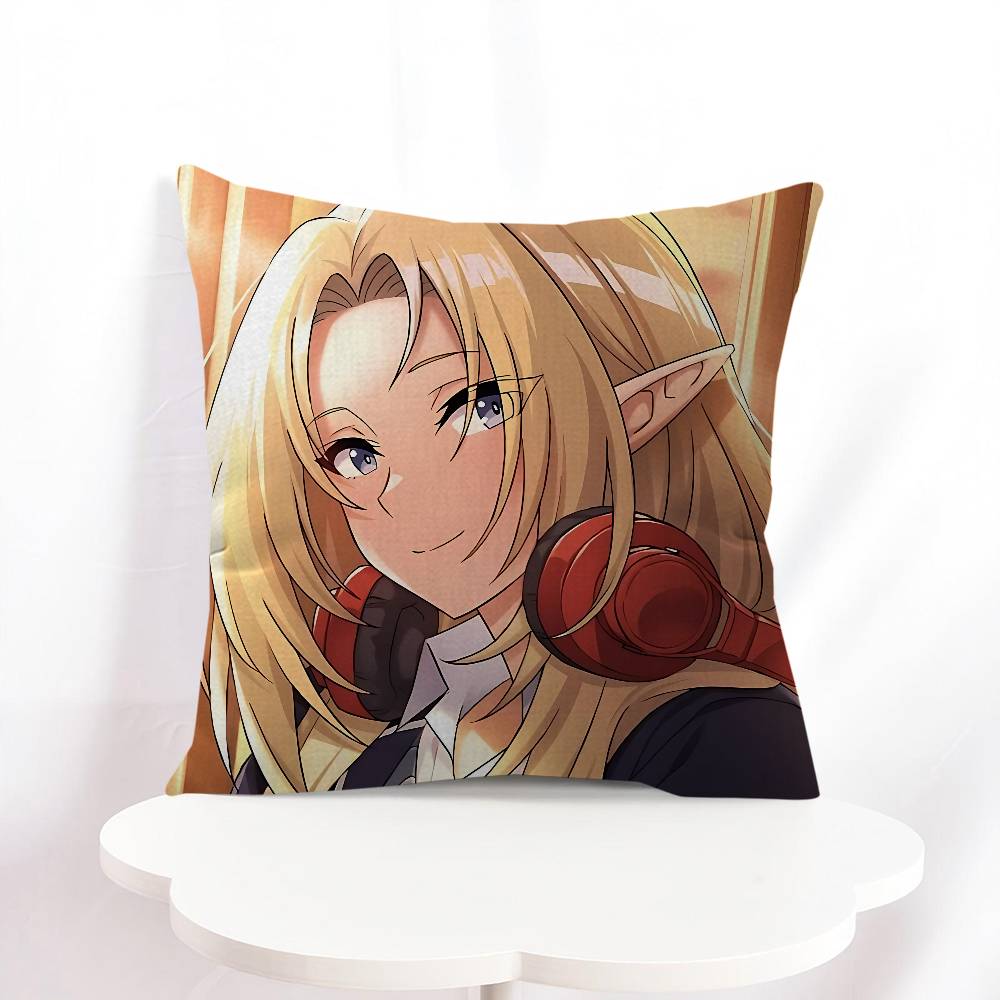 The Eminence In Shadow Cover With Short Plush Print For Living Room Sofa Decoration Cushion Cover Pillow Covers