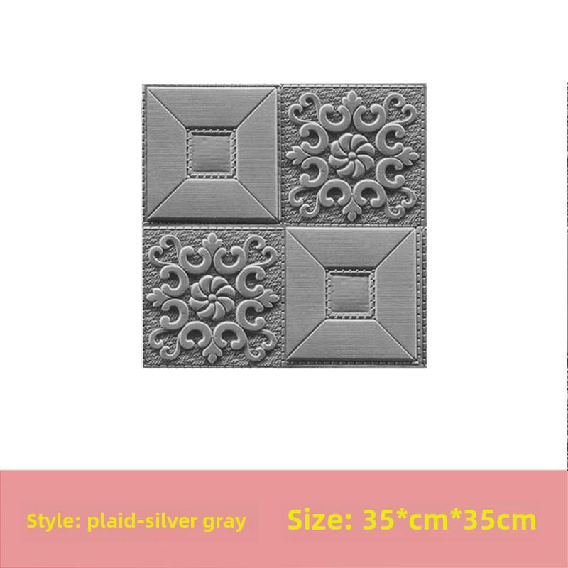 3D XPE Foam Self-Adhesive Brick Wall Stickers, 30x30cm, Small Size