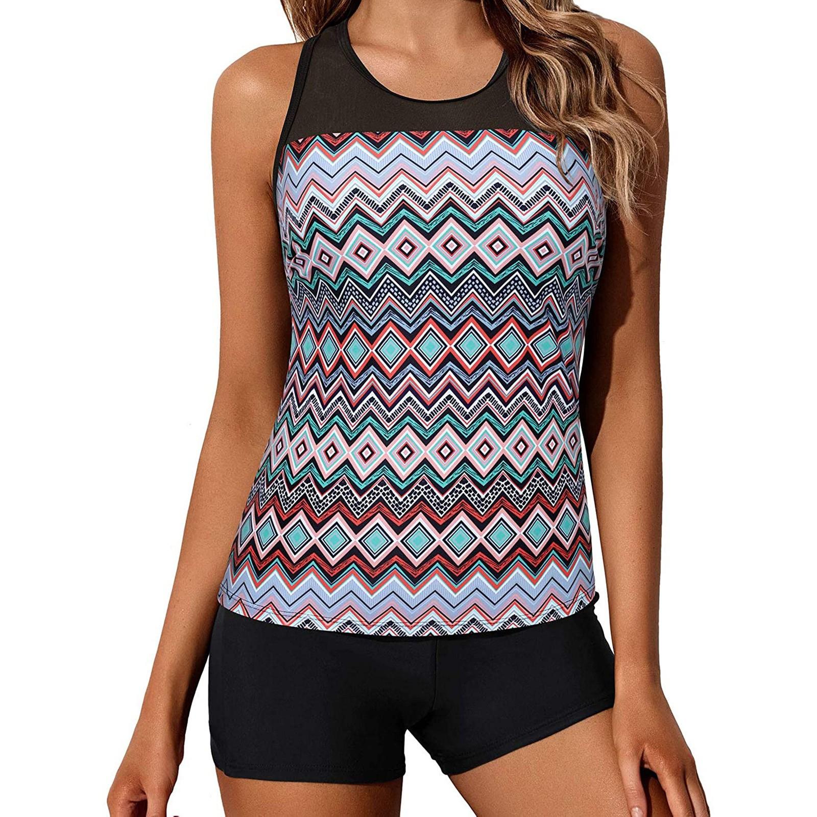 

(SU)Женские купальники с рюшами из двух частей Купальники с воланами