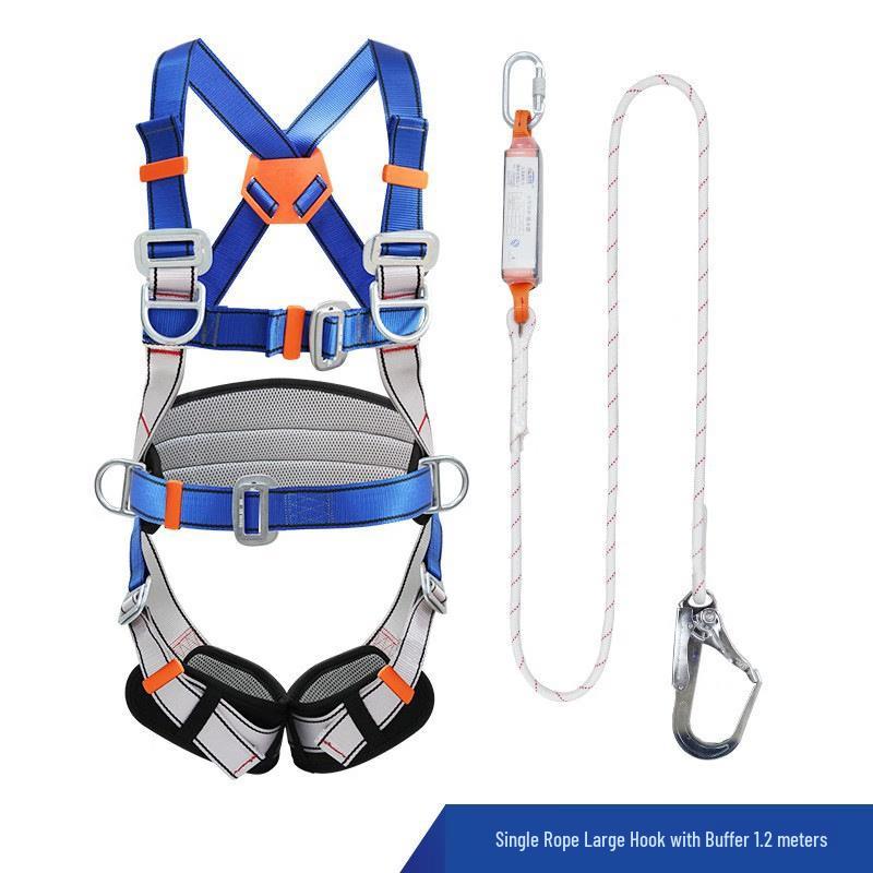 Ruifulaike Full-Body Safety Harness with Lanyard