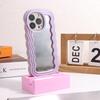 Plastic Cell Phone Stand Speaker Base Vertical Phone Stand Mobile Phone Loudspeaker Holder Multifunctional Portable