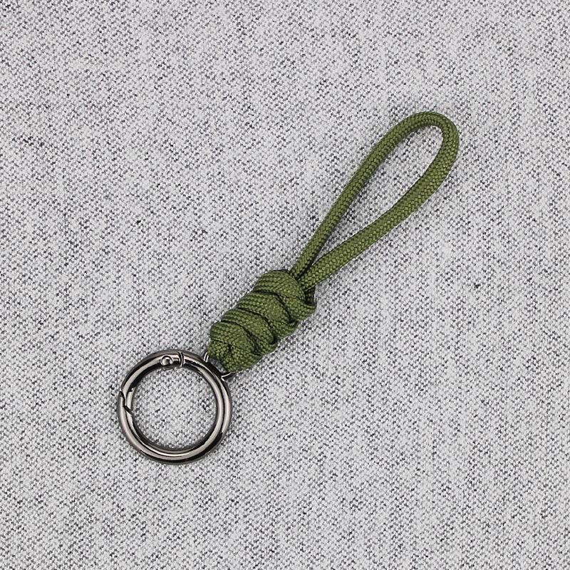 Color Combination Knot Mobile Lanyard Creative Short Braided Lanyard Mobile Phone Case Key Ring Can Be Detachable Anti-loss Rope