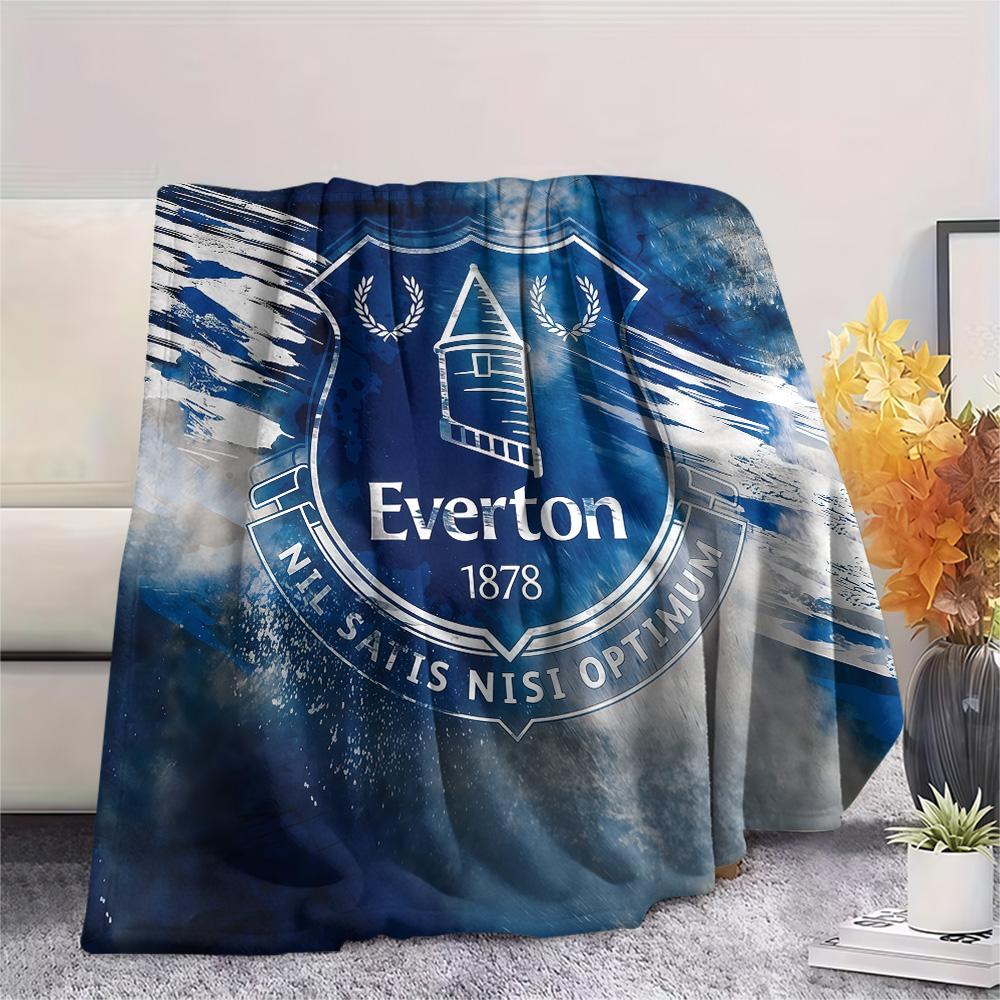 Everton F.C Flannel Blanket, High quality Comfortable for All Seasons, Home Decor, Warmth and Comfort