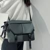 Nylon Crossbody Shoulder Bag Multi-pocket Large Capacity Bag Waterproof Messenger Bag  Cycling Use