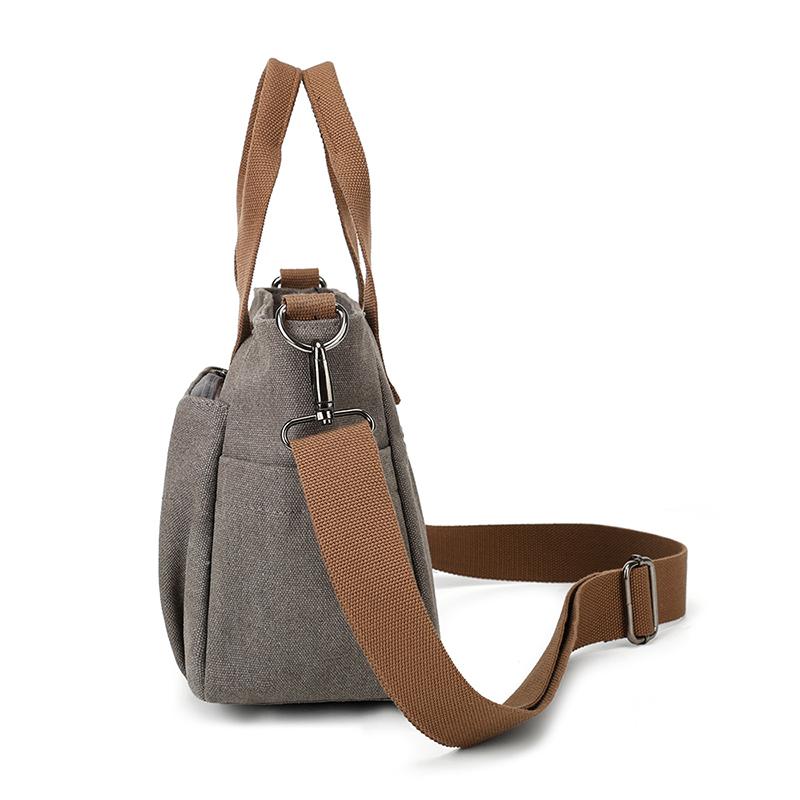 Women's Canvas Bag Large Capacity Crossbody Bag Shoulder Bag