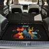 1Pcs Geometric Cats Car Trunk Mat with Anti Slip Cargo Liner Waterproof Rear Storage Protector Floor Mat for SUV Sedan Vehicle I