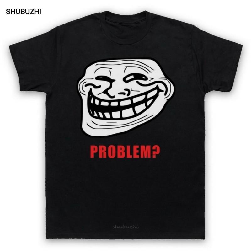 TROLLFACE MEME RAGE COMIC FUNNY TROLL JOKE INTERNET Unisexs Womens Kids TShirt TEE Shirt For Youth Middleage Old Age L
