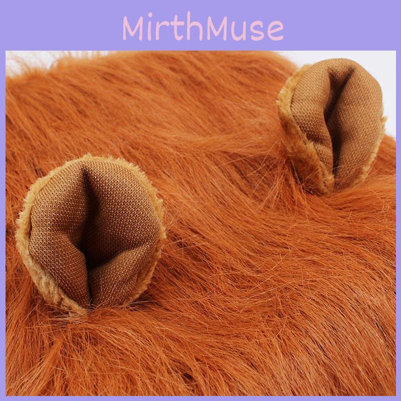 Fancy Pet Costume Lion Mane Wig For Cats And Dogs Premium Quality Halloween Cosplay