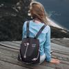 NICOLE & DORIS Women's Floral Embroidered Backpack, Anti-theft, Water-Repellent, A4 Size, 3-Way Daypack, Shoulder Strap, Anti-Pickpocket, Perfect for