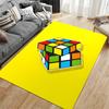 Colorful Rubik's Cube Rug for Game Room or Kids' Room Suitable for use as an anti-slip game mat for living room and bedroom sofas
