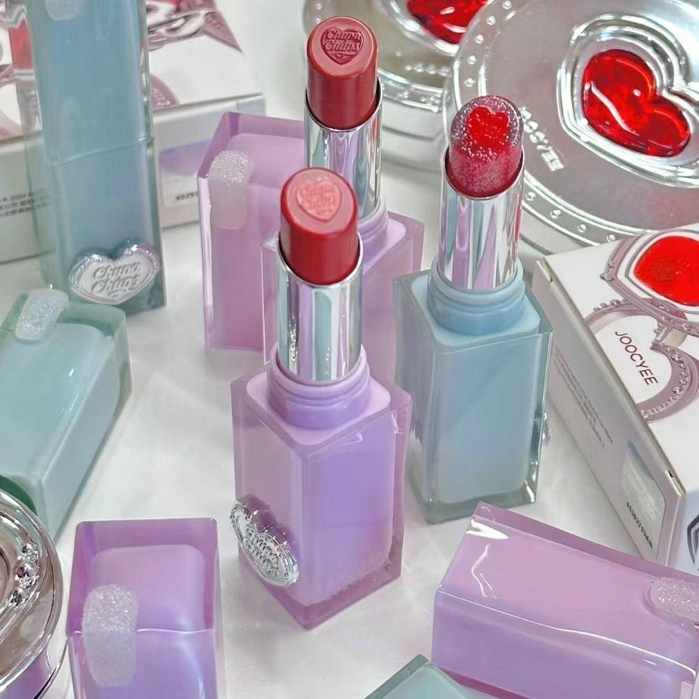 Joocyee Gem Sandwich Kristall Lippenstift Make-up Koreanischer Tierversuchsfreier Vitamin Getönter Lippenbalsam Langanhaltendes Natürliches Glanz Finish