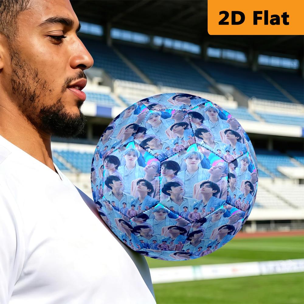 Vibrant Harmony: Colorful Unity Diversity football Suitable for both training and competition Very elastic No. 5 football High elasticity