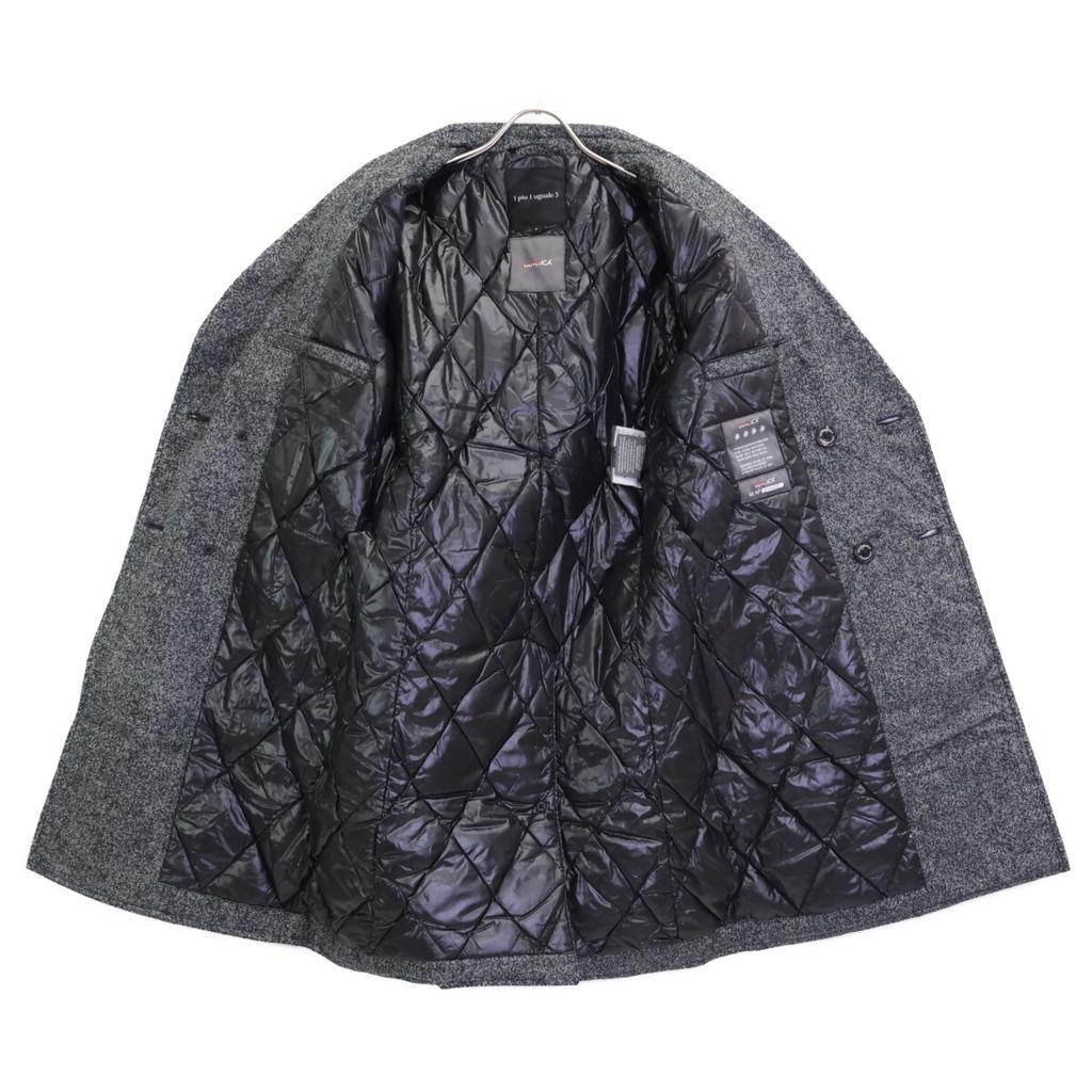 1piu1uguale3 [x Duvetica] MRC040 Gray Limonta Jaquard Nylon Chester Coat coat V grayUsed