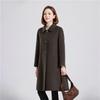 Fengxun 100% Wool Double-Faced Mid-Length Coat