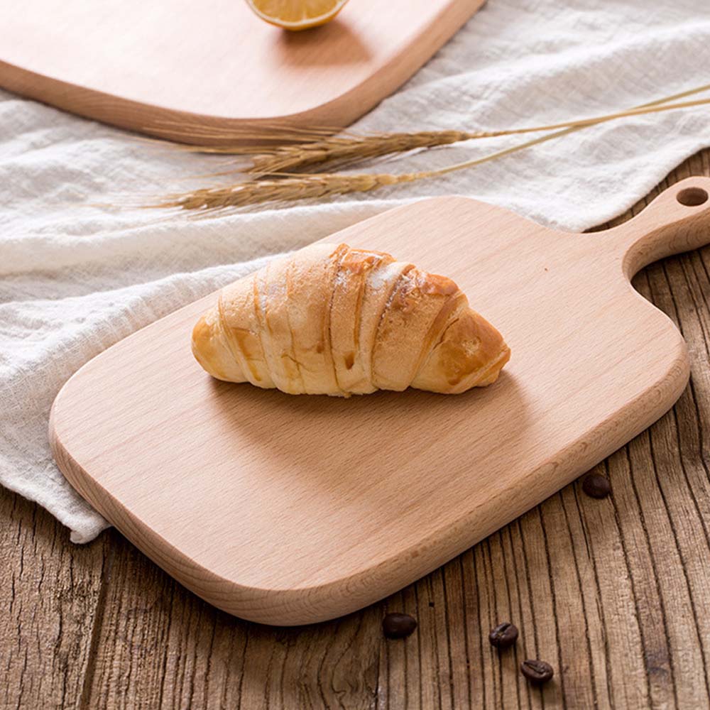 Non slip solid Handle Bamboo Wooden Kitchen Cutting Board Cheese Board Chopping board Desktop decor