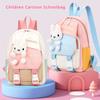 New Fashion Color Matching Children School Bags Cute Cartoon Casual Nylon Girl Baby Backpack Lightweight Reduce Burden Kindergarten Book Bag
