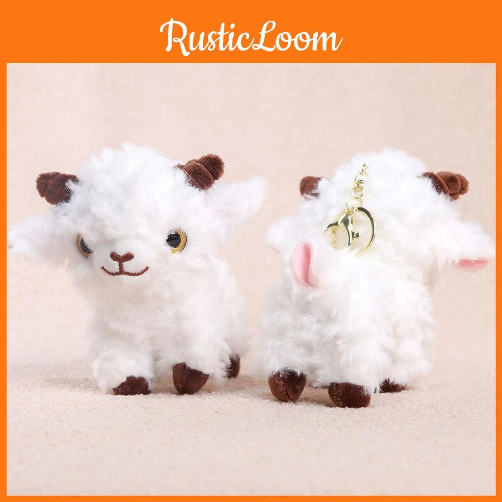 Keychain Plush Animal Featuring Sheep Soft Short Material For Collectors Girls