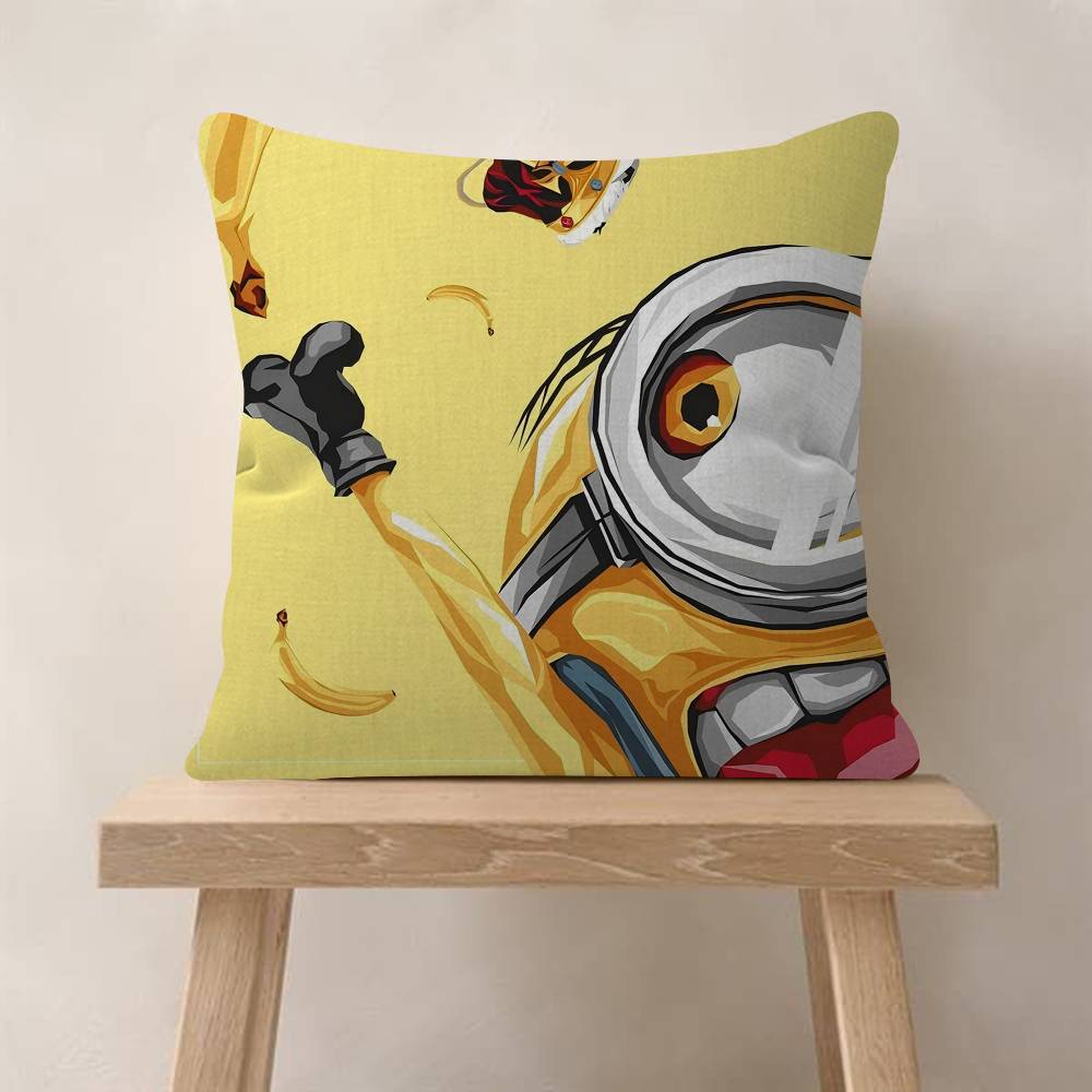 Classic Movie MMinion Yellow Banana Cushion Cover Decorative Pillow Sofa Home Decor Case Pillow Cases