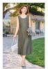 Elegant Mother's Spring Suit & Summer Dress Set for Middle-Aged Women