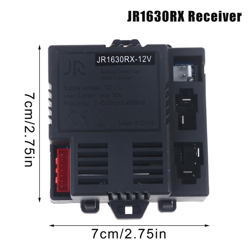 HMA76-JR1630RX/JR1630RX-12V Children's Electric Vehicle Receiver 2.4G Remote Control For Kids Electric Car Toy Replacement Parts
