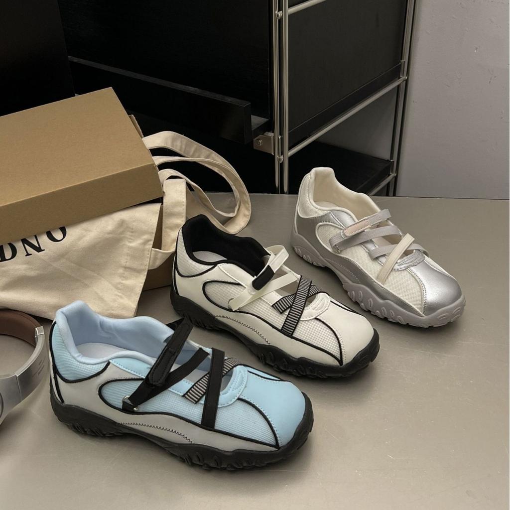 Sports Mary Jane Shoes Autumn 2025 New Korean Version of Sports Forrest Gump Shoes Breathable Mesh Casual Versatile Women's Shoes