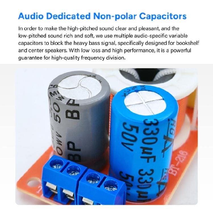 Easy Installation Speaker Frequency Divider With Heat Resistant Magnetic Inductors Low Impedance Capacitors Terminals
