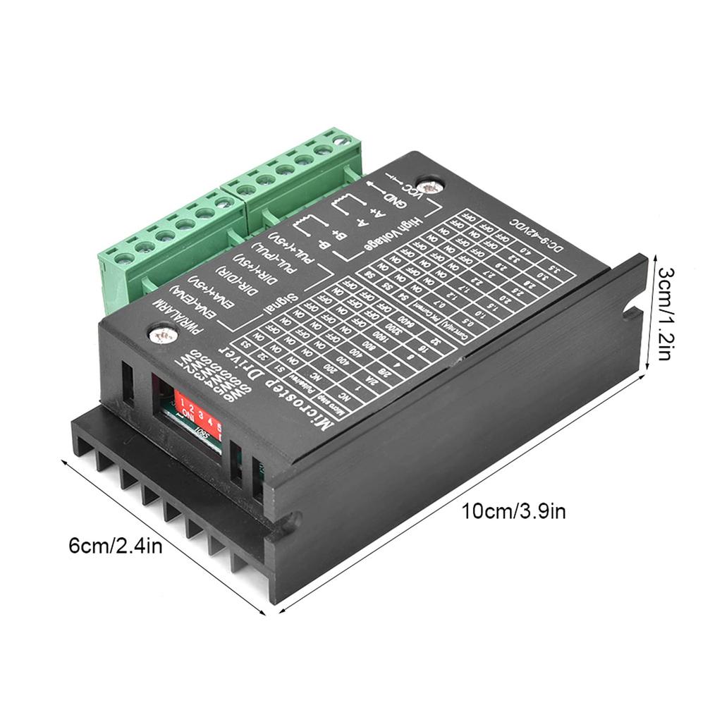 Stepper Motor DC 42V TB6600 for NEMA Stepper Motors Driver, 4.0A 42/57/86