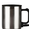 450ml Car Heating Cup Stainless Steel Electric In-car Travel Heating Cup 12V Hot Water Bottle for Heating Water Coffee Milk Tea