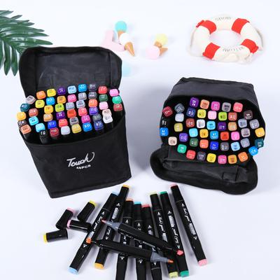 24/30/36/48/60/80/168Pcs Art Marker Set Alkohol Marker Stift aquarell Pinsel Stift Skizze Marker Dual Tip Zeichnung Kunst Pinsel Stift