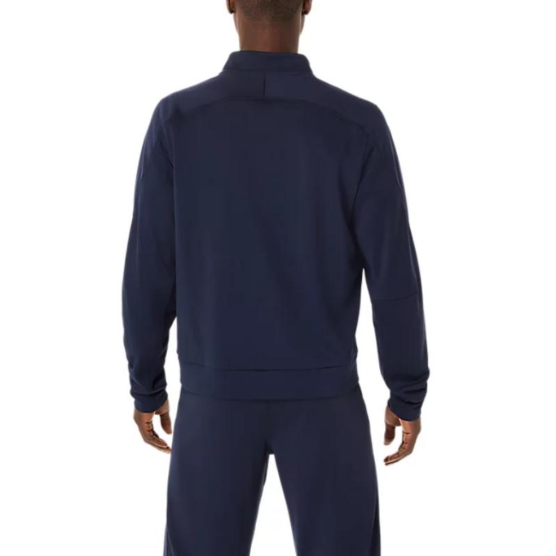ASICS Jackets Men's Dark Blue Stand Collar Moderate Other 2041A342-400