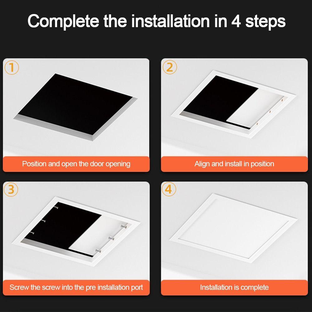 Plastic Opening Flap Cover Plate White ABS Access Hatch Cover Wall Access Doors Doors Wall Ceiling