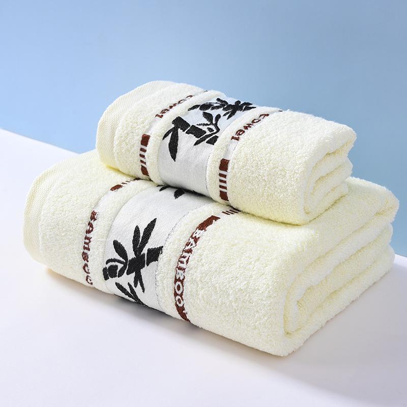 Absorbent, non-shedding bamboo fiber towel: superior to pure cotton towels for bath use.