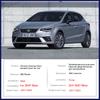 For SEAT Ibiza MK5 6F KJ1 2017 2018     Gloss Black Door Handle Cover Protective Styling Sticker Car Accessories