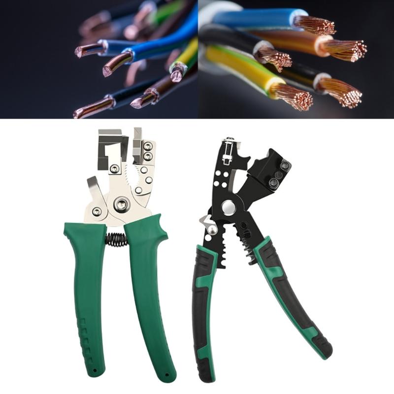 Abisolierzange Multifunktionswerkzeug zum Schneiden von Kabeln Schrauben Bequemer Griff Crimpzange Zange Drahtschneiden