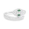 Monaco Ring WONDERLAND Series KAA [Romantic Confession] Green-Eyed Snake Opening Fashion Design Friends Synthetic Cubic Silver 52 Endless Love