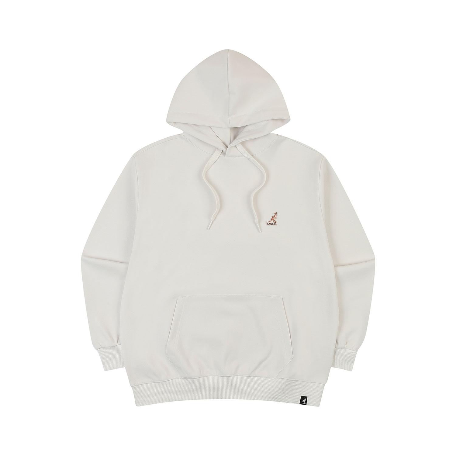 Kangol Logo Patch Hoodie 5144 Ecru Ecru/L