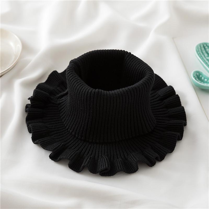 Damen Grobstrick Schal Pullover: Warmer, vielseitiger Nackenschutz für Herbst & Winter mit dekorativem Kragen