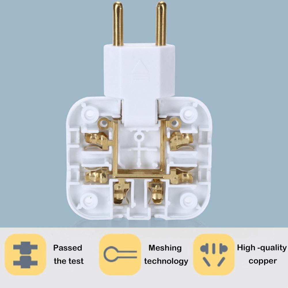 1 Fulfillment 180° Rotating Wireless Extension Socket Adapter EU Plug Electrical Socket Converter