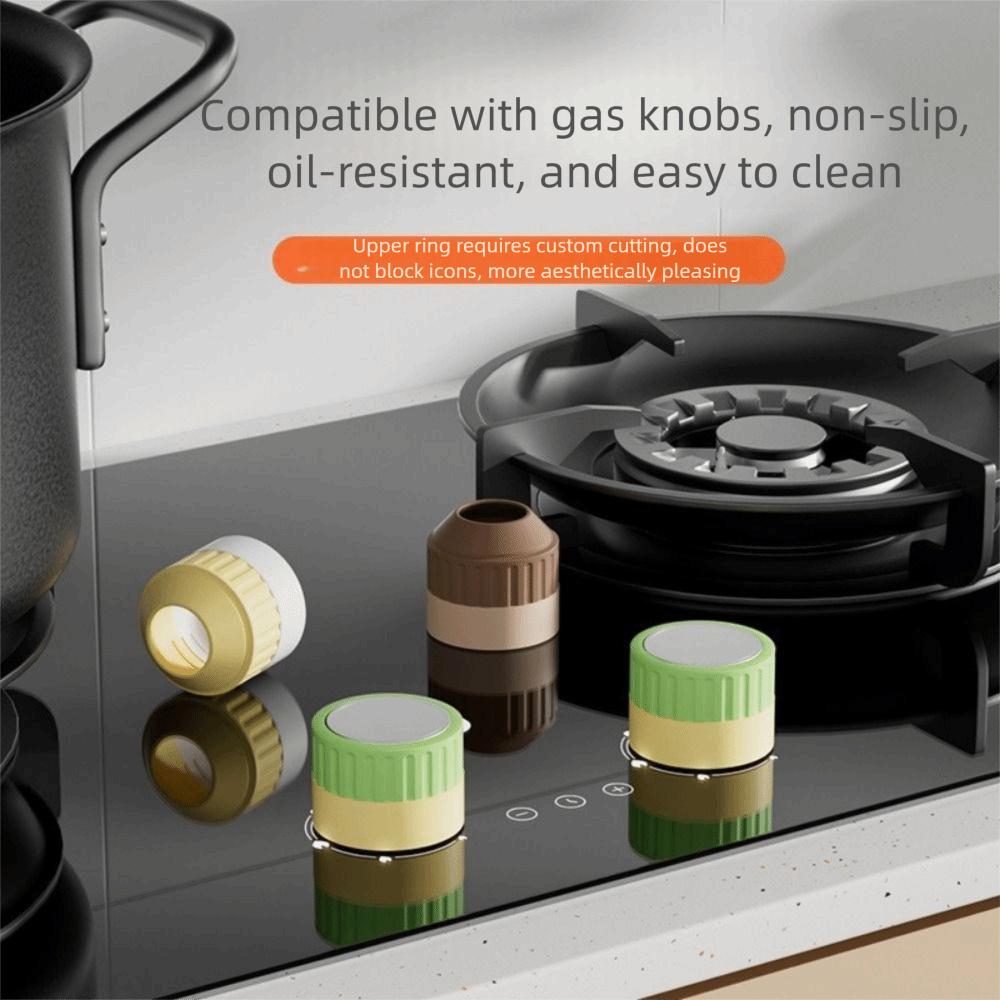 4Pcs Silicone Round Knob  Protectors Customizable Ball-shaped Handle Caps  Faucets