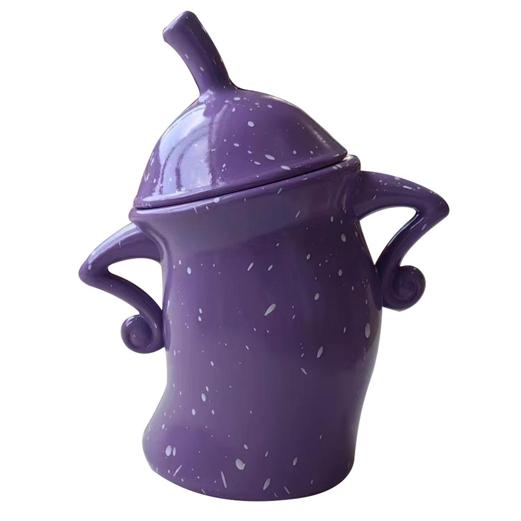 Canister with Attitude Drop Resistant PVC Durability Food Canisters with Lids Desktop Cup Ornament for Halloween